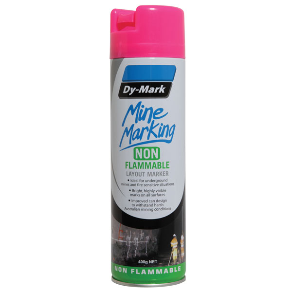 DY-MARK SAFE MARK VERTICAL FLURO PINK 400G AEROSOL